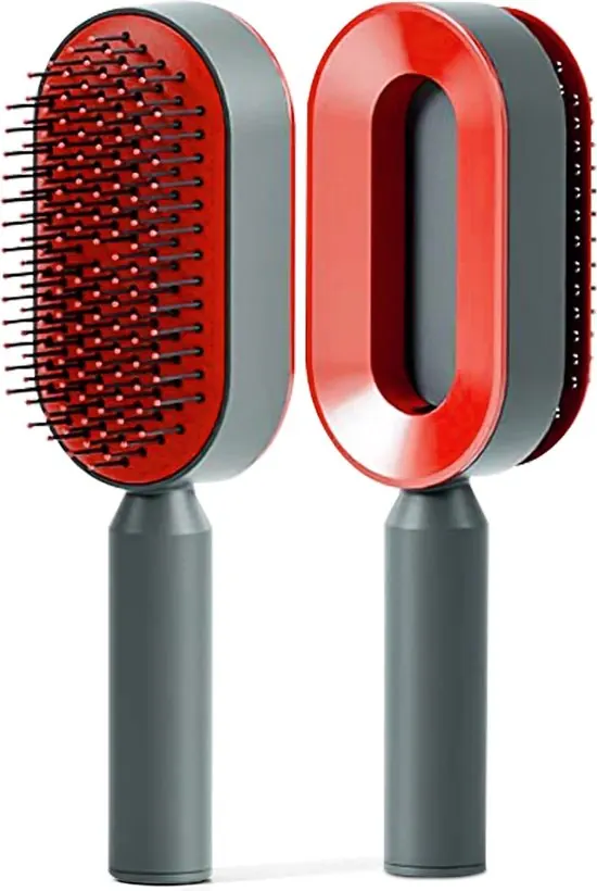 Zelfreinigende Haarborstel - Anti Klit - Geschikt Voor Alle Haartypes
